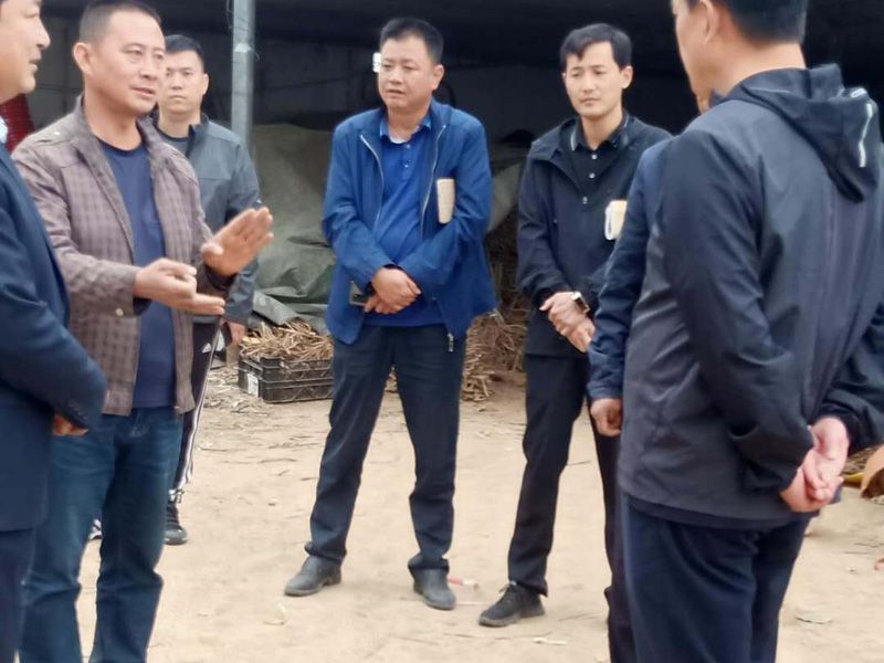 2020年10月5日牡丹區張區長來基地調研